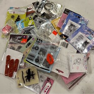 Assorted Craft Stamp Collection
